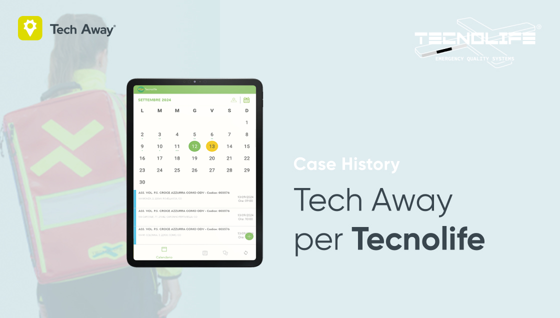 Tech Away per tecnolife interventi tecnici e rapportini