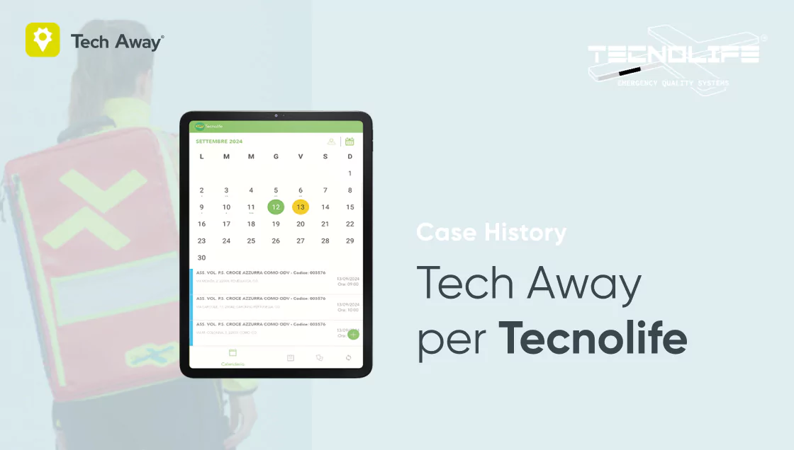 Tech Away per tecnolife interventi tecnici e rapportini